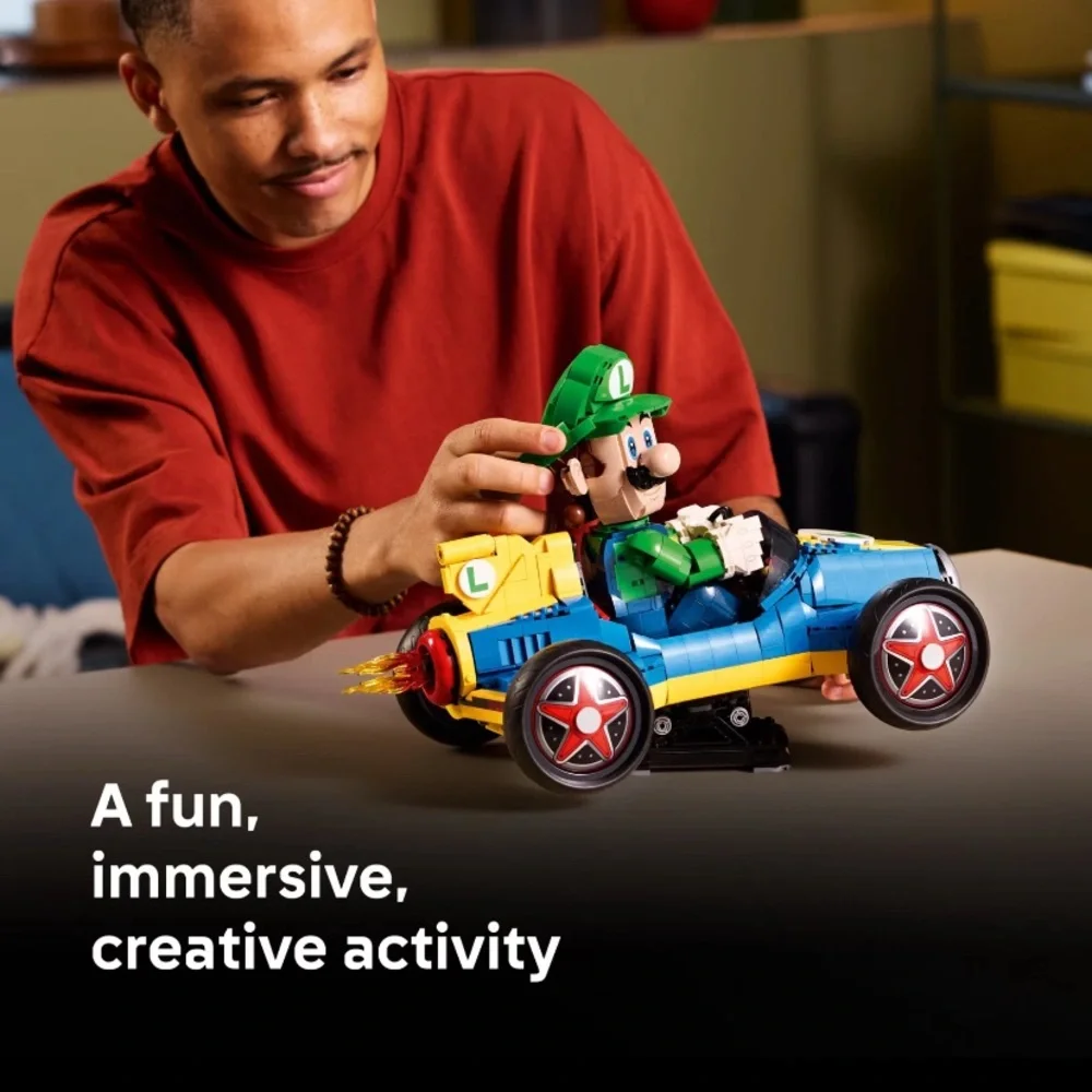 LEGO Mario Kart Luigi & Mach 8 Building Set Set # 72050 - 2234 Pieces - 18+